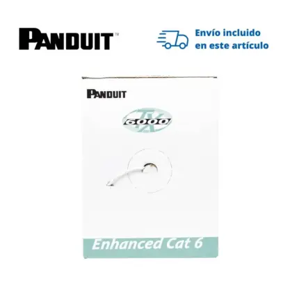 Bobina de Cable UTP Cat. 6 4 Pares Gris CMR Panduit