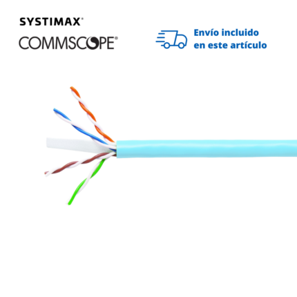 Cable UTP 1071 CMR Cat6 4 Pares Azul