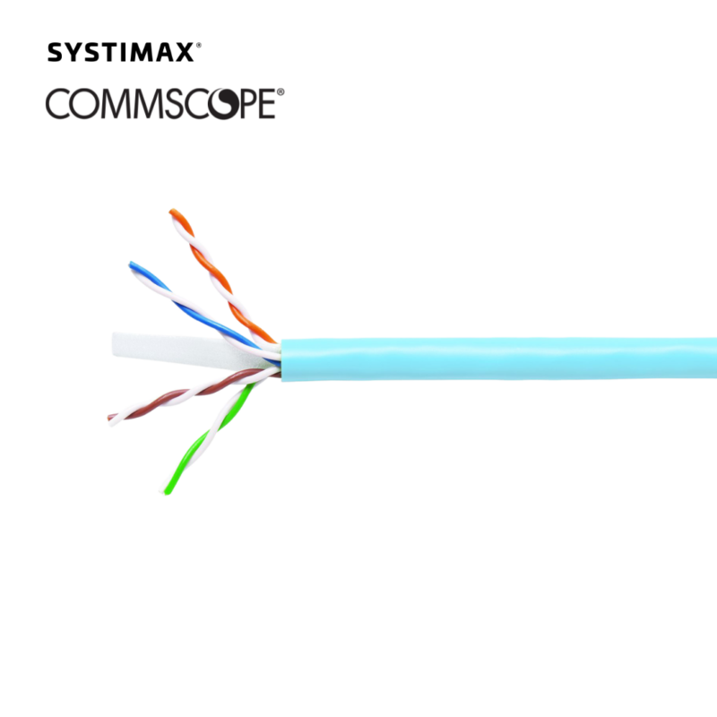 Cable UTP 1071 CMR Cat6 4 Pares Azul