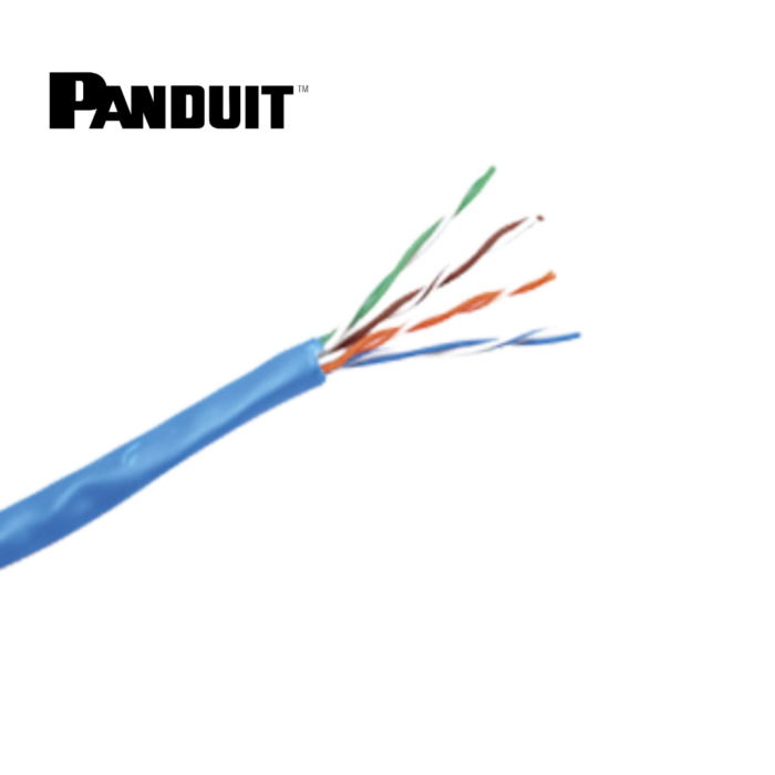 Cable UTP Panduit cat. 5E 4x2x24 AWG azul CM