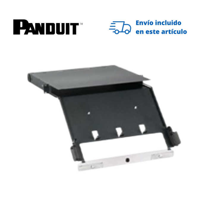 Charola para fibra óptica Panduit con 4 modulos 1UR