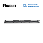 Panel de Parcheo 24 Puertos Panduit Cat. 6 Sistema 110