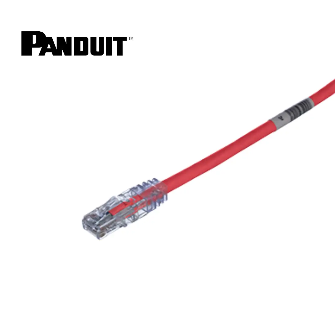 Cordón de Parcheo Panduit Cat. 6 Rojo 7 ft. UTPSP7RDY (2) Cordón de Parcheo Panduit Cat. 6 Rojo 7 ft. UTPSP7RDY