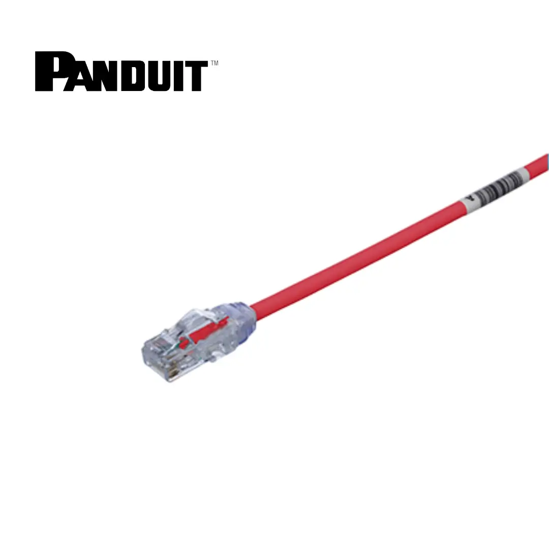 Cordón de Parcheo Panduit Cat. 6A Rojo 5 ft. UTP28X5RD Cordón de Parcheo Panduit Cat. 6A Rojo 5 ft. UTP28X5RD
