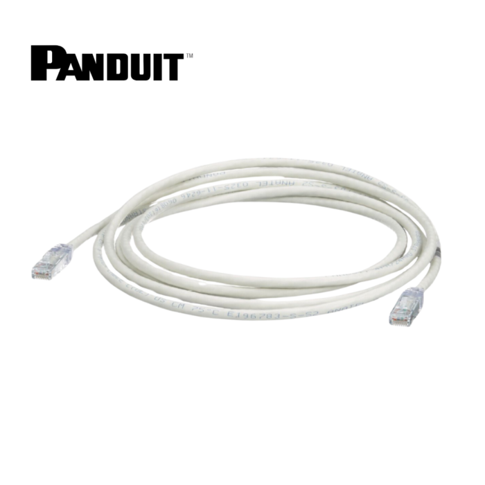 Cordón de Parcheo Panduit Giga Channel 10 ft. Blanco