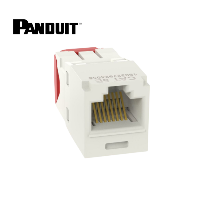 Jack Cat. 5e RJ45 Sistema TG Blanco Oficina Panduit