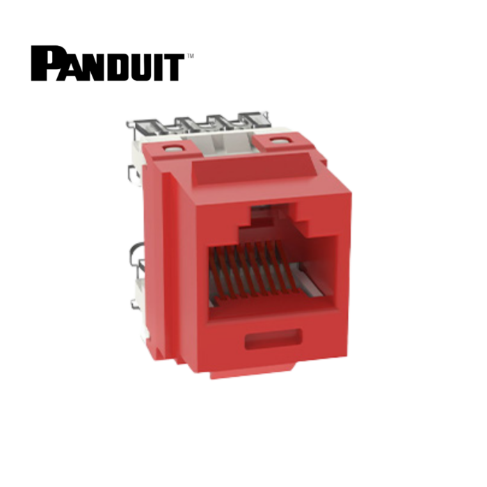 Jack Cat. 6 RJ45 Rojo Panduit