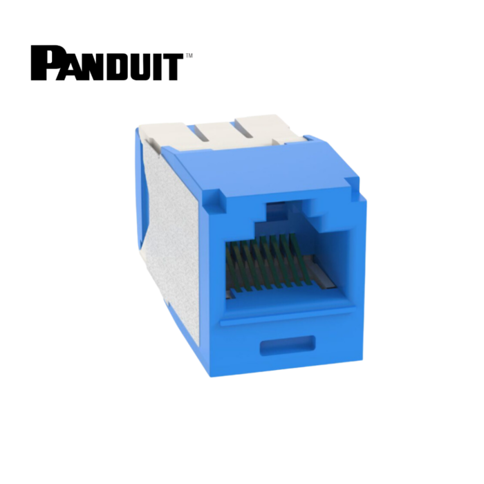 Jack Cat. 6A RJ45 Panduit 10 Gb/s Azul