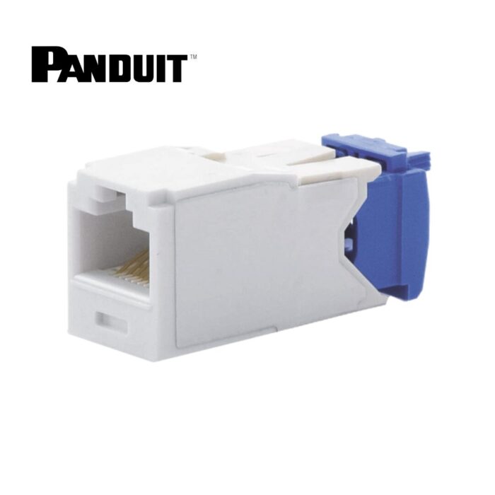 Jack Panduit Cat. 6A RJ45 10 Gb/s Blanco CJ6X88TGWH