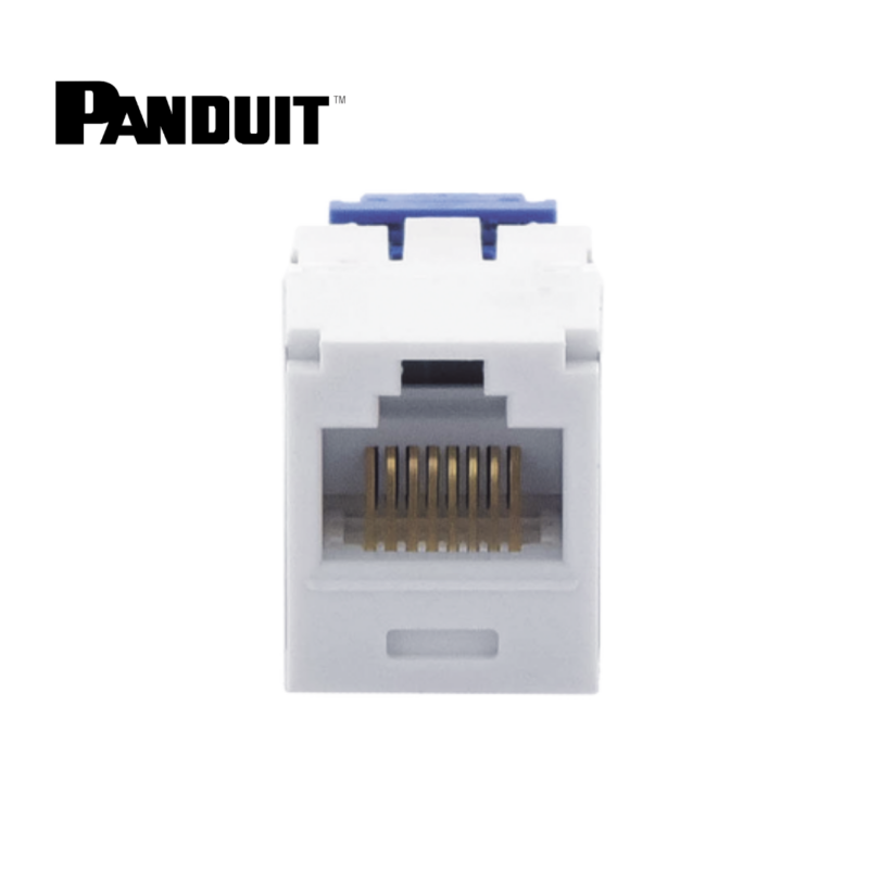 Jack Panduit Cat. 6A RJ45 10 Gb/s Blanco CJ6X88TGWH
