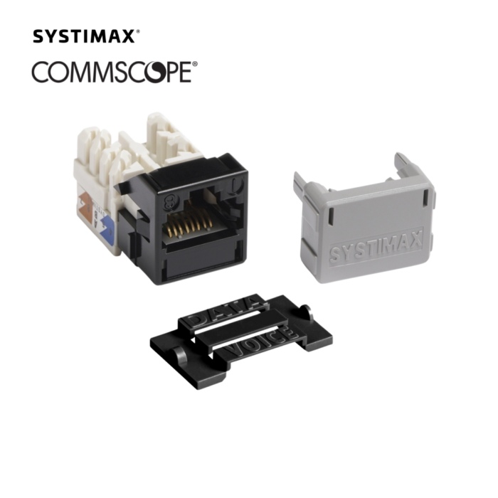 Jack RJ45 Cat6 MGS400-003 Negro Commscope Systimax