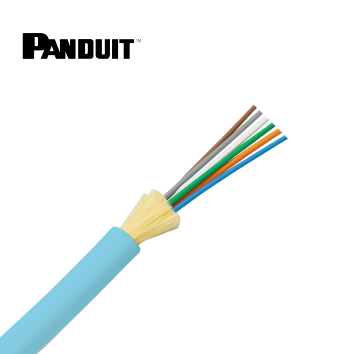 Fibra Óptica Int. riser MM 50/125 OM3 10 Gig 6f Aqua Panduit