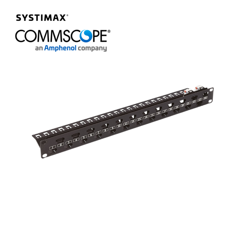 Panel Descargado UTP Fleximax 24 Puertos 1 UR