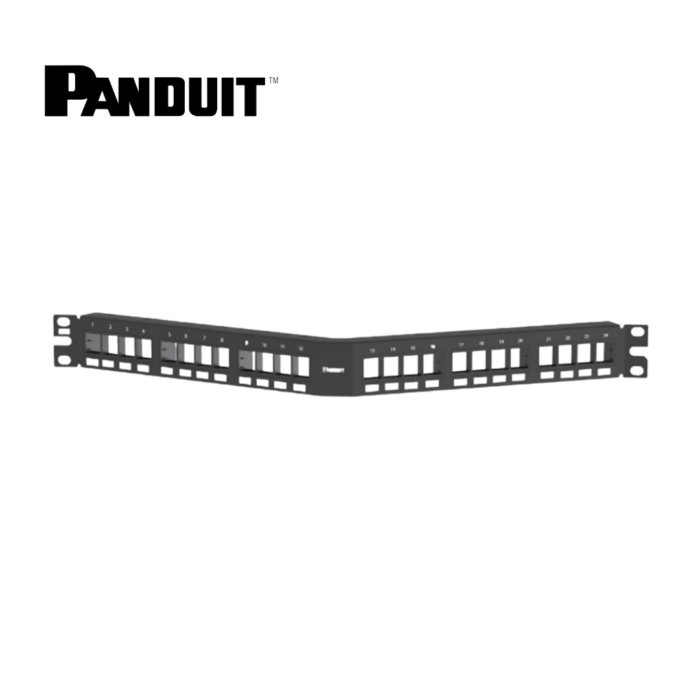 Panel Modular Angular Panduit de 24 Puertos