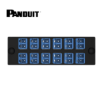 Panel Panduit con 12 Coples Dúplex LC OS1/OS2 FAP Monomodo