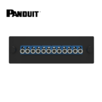 Panel Panduit con 12 Coples Simplex LC OS1/OS2 FAP Monomodo