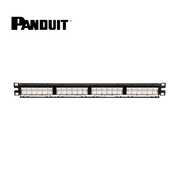 Panel de Parcheo 24 Puertos Panduit Cat. 6 Sistema 110