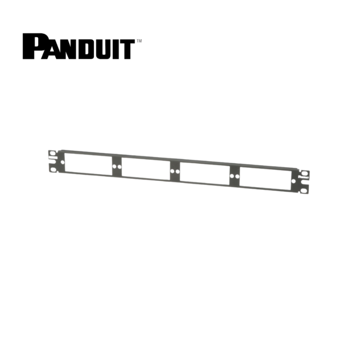 Panel de Parcheo 4 Módulos p/Adaptadores de FO 1UR Panduit