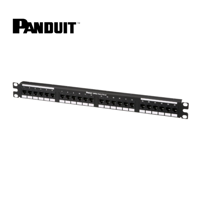 Panel de Parcheo Panduit 24 Puertos Cat. 5e Sistema 110