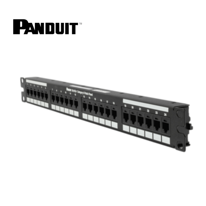 Panel de Parcheo Panduit 24 Puertos Cat. 6