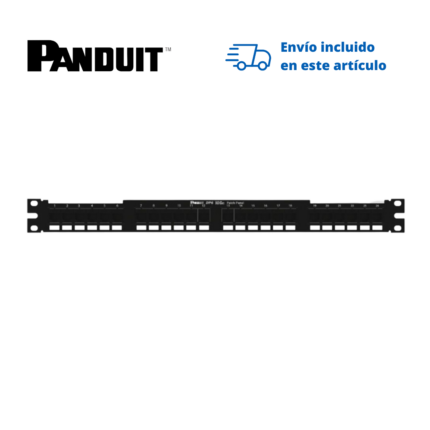 Panel de Parcheo Panduit 24 Puertos Cat.6A