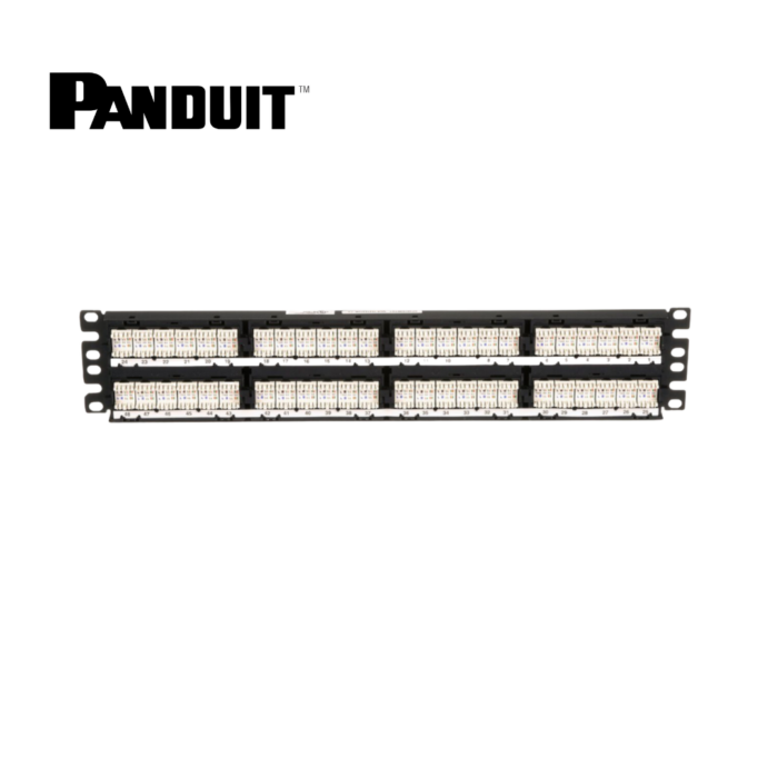 Panel de Parcheo Panduit 48 Puertos Cat. 5e Sistema 110