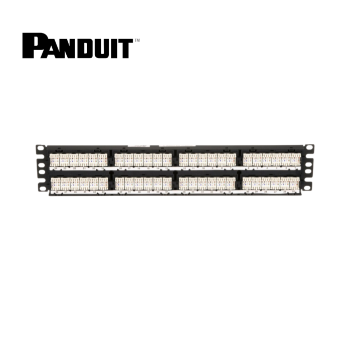 Panel de Parcheo Panduit 48 Puertos cat. 6 Sistema 110