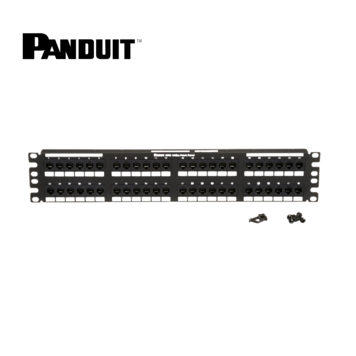 Panel de Parcheo Panduit 48 Puertos cat.6A