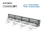 Panel de Parcheo UTP 360 1100GS3 Evolve Cat6 48 Puertos