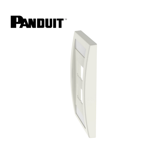 Placa Ejecutiva Frontal de 4 Ventanas Blanco Panduit