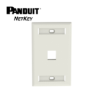 Placa Ejecutiva Netkey de 1 Ventana Blanco