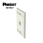 Placa Ejecutiva Netkey de 1 Ventana Blanco