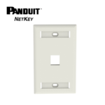 Placa Ejecutiva Netkey de 2 Ventanas Blanco