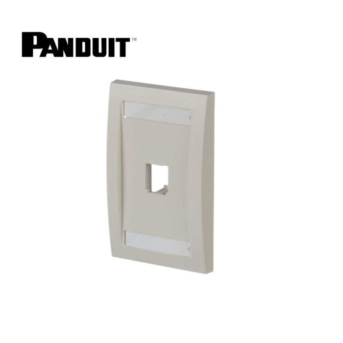 Placa Ejecutiva Panduit de 1 Ventana Blanco