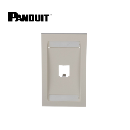 Placa Ejecutiva Panduit de 1 Ventana Blanco