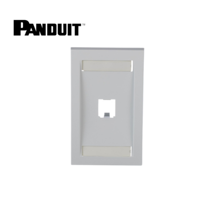 Placa Ejecutiva de 1 Ventana Blanco Panduit