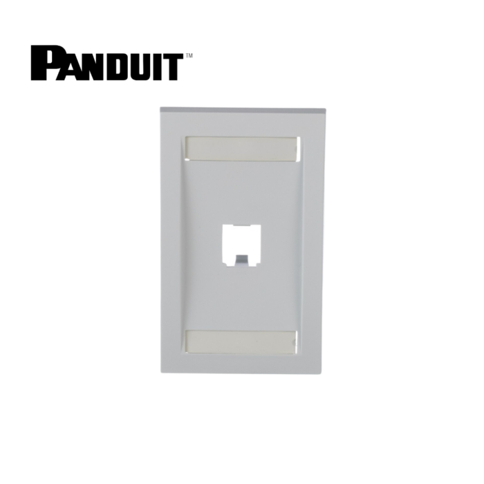 Placa Ejecutiva de 1 Ventana Blanco Panduit