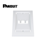 Placa Ejecutiva de 2 Ventanas Blanco Panduit