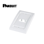 Placa Ejecutiva de 2 Ventanas Blanco Panduit