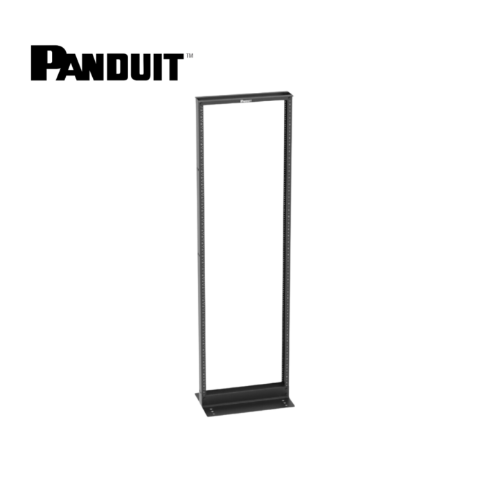 Rack de Aluminio Negro Panduit para Piso 19"x7 ft.