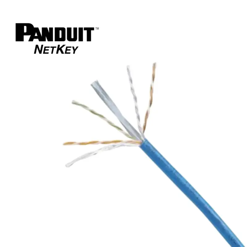 Cable UTP Cat. 6 Netkey 4 Pares Azul CMR