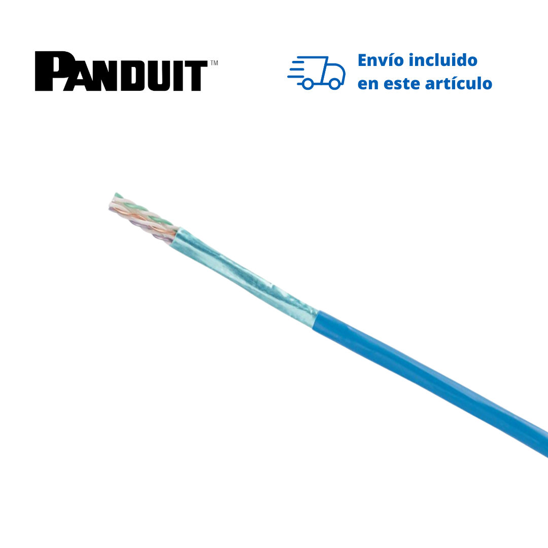 Cable UTP Panduit Cat. 6A 4x23 Pares Azul CMR Vari-MaTriX Cable UTP Panduit Cat. 6A 4x23 Pares Azul CMR Vari-MaTriX
