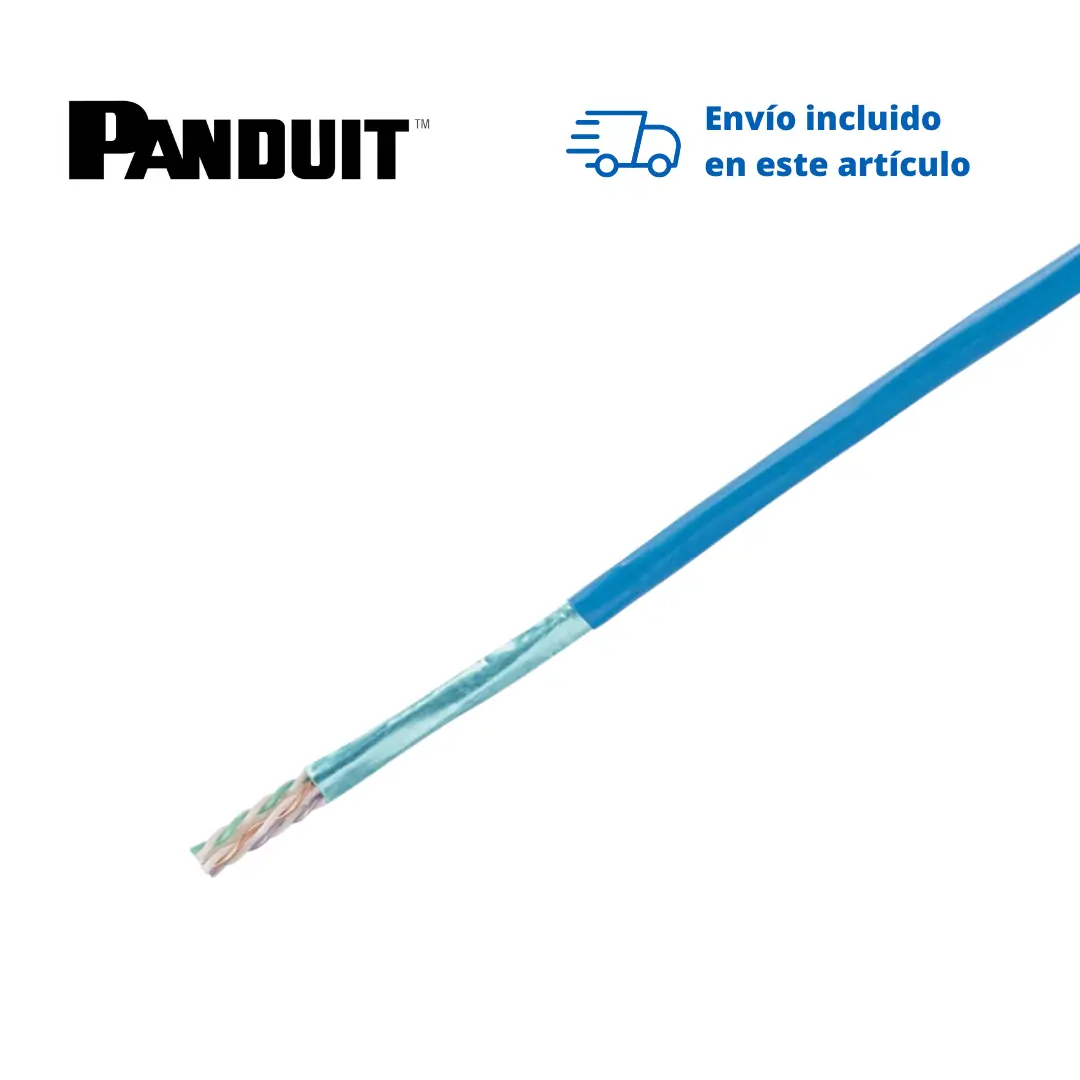 Cable UTP Panduit cat. 6A 4x23 Pares Gris CMR - Luguer