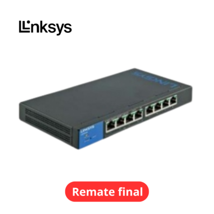 Switch Linksys Gigabit Ethernet LGS308 Administrable 8 Puertos