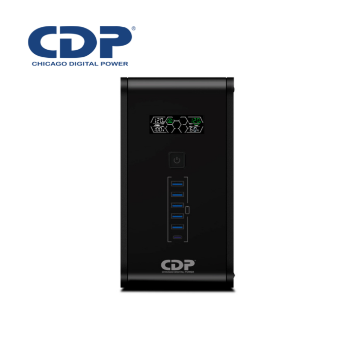 UPS Interactivo inteligente 8 Nemas USB R-SMART751 CDP