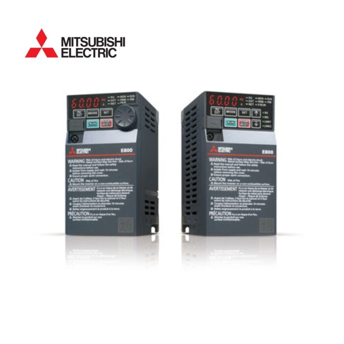 Variador de frecuencia Mitsubishi E820-0080-5-60 Serie FR-E800 Entrada Trifásica 8A / 1,4 kW 2 HP