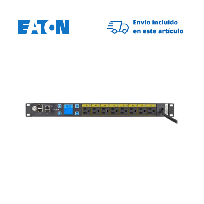 PDU Administrada Eaton con 8 Salidas NEMA 5-15R (EMAT08-10)