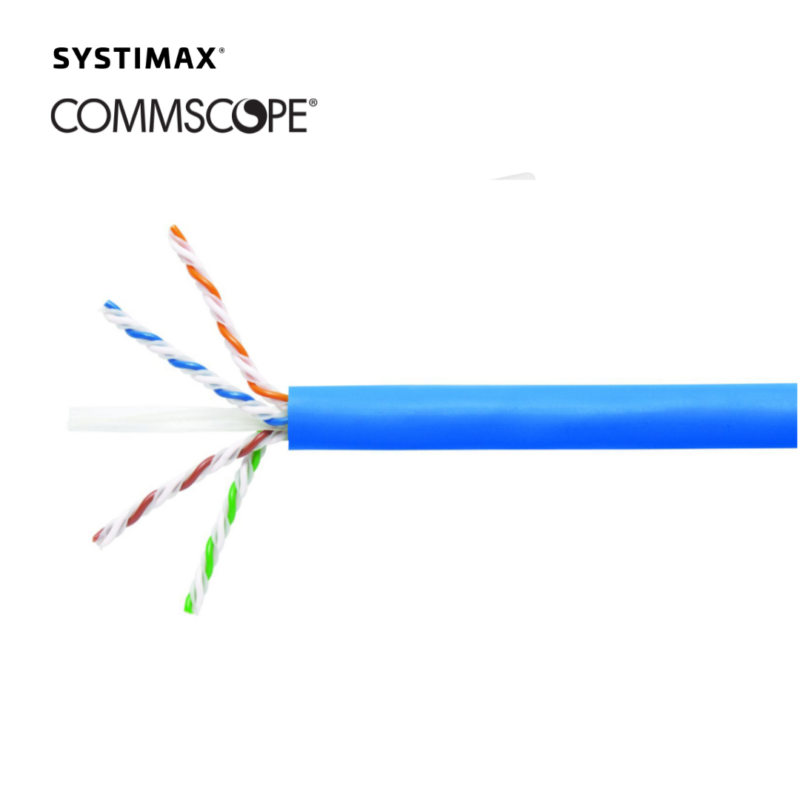 Cable UTP Cat 6A CommScope de 4 Pares para Redes (760107094)