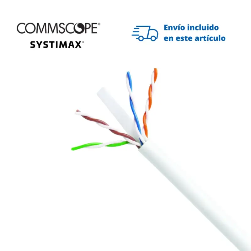Cable UTP Cat 6 CommScope 305 m 4 pares