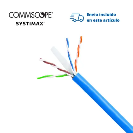 Cable UTP Cat 6 Commscope 1071E GigaSPEED Azul